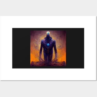 Intimidating Character Purple - best selling Posters and Art